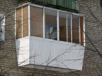 Балкон с выносом на три стороны Остекление  балкона Каменск Уральский